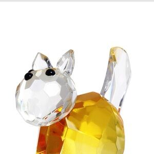 Crystal Cat Figurine